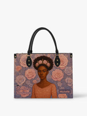Rooted in Radiance Premium Leather Handbag
