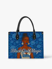 Black Girl Magic Premium Leather Handbag