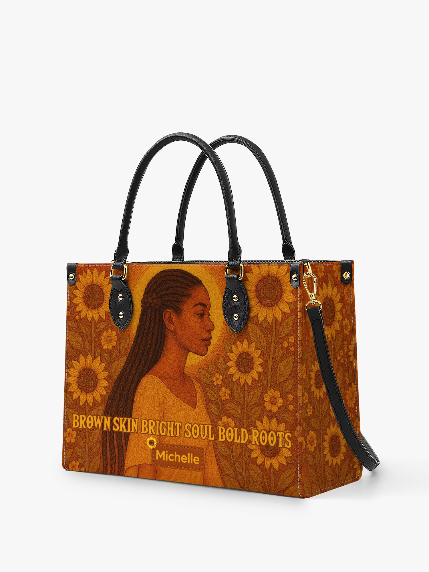 Shades of Radiance Premium Leather Handbag