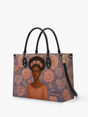 Rooted in Radiance Premium Leather Handbag