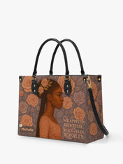 Rooted in Royalty Premium Leather Handbag