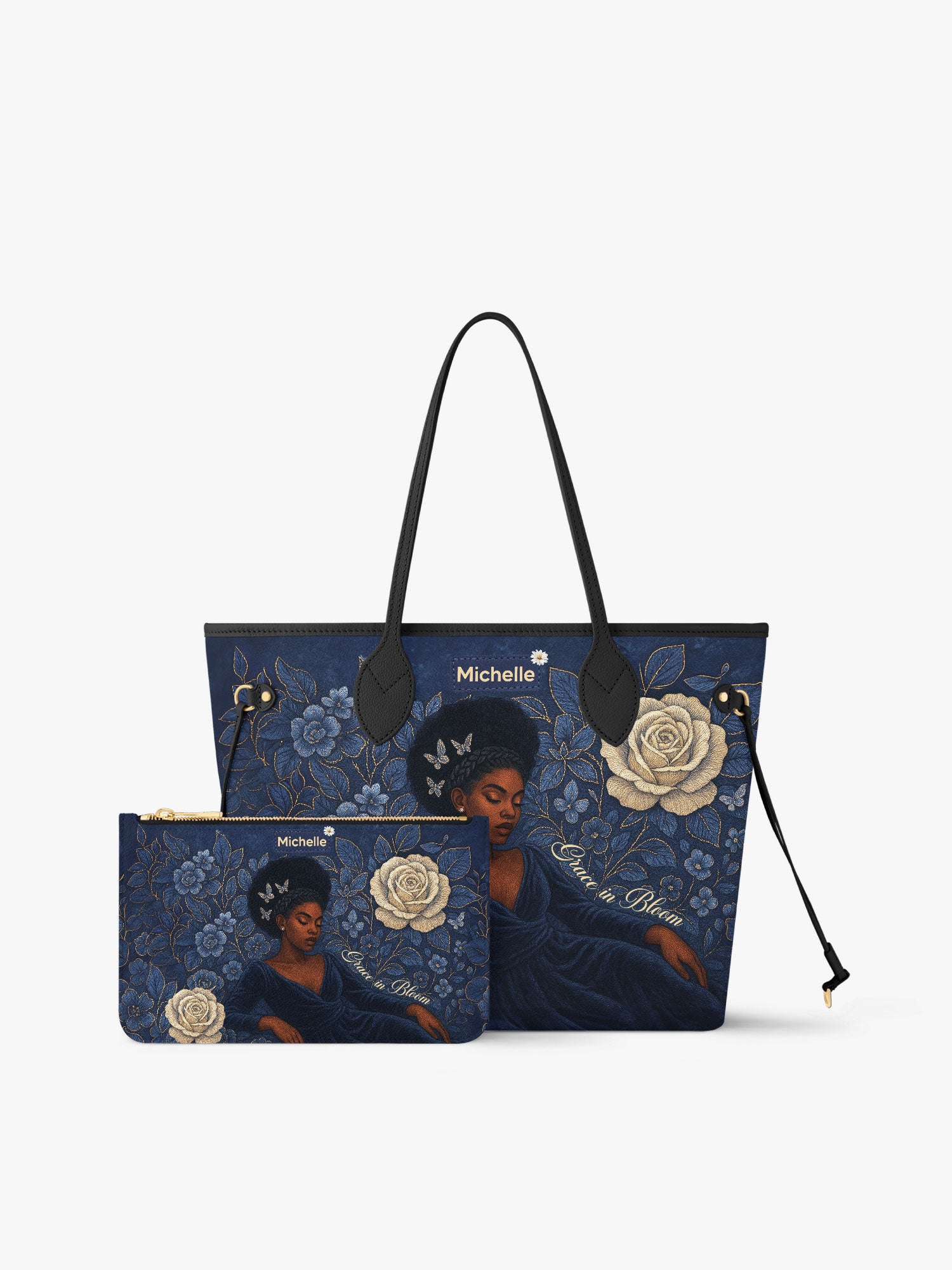 Grace in Bloom Classic Shopper Tote