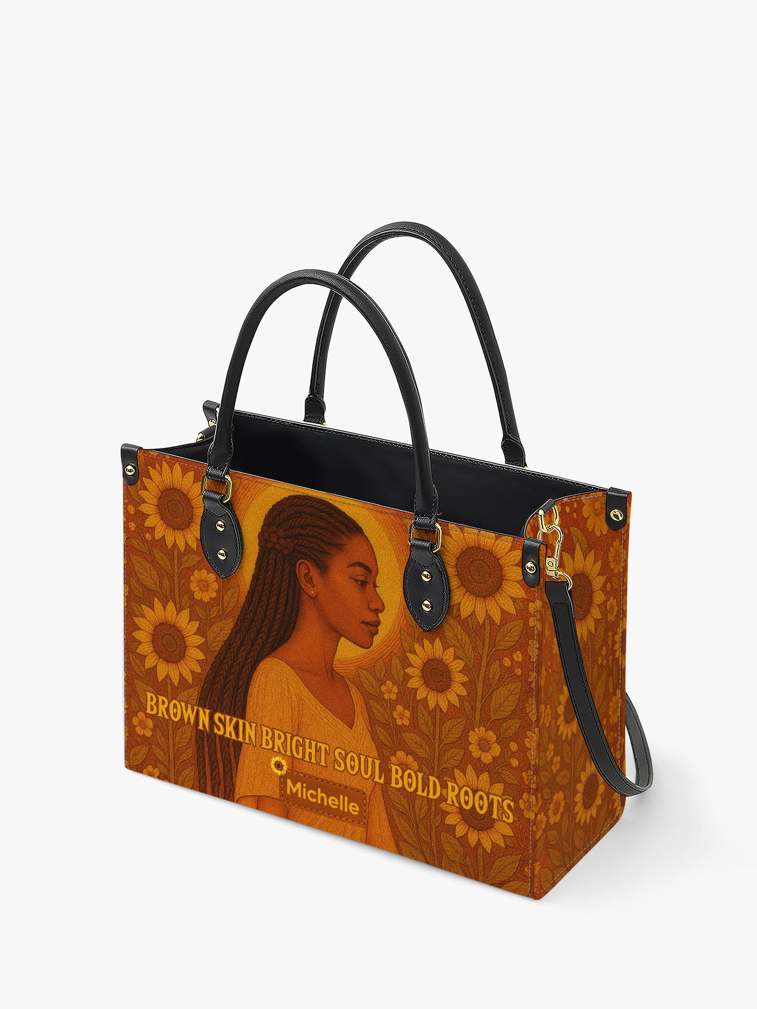 Shades of Radiance Premium Leather Handbag