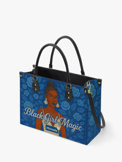 Black Girl Magic Premium Leather Handbag