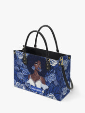 Floral Majesty Premium Leather Handbag