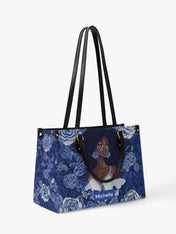 Floral Majesty Premium Leather Handbag
