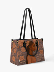 Rooted in Royalty Premium Leather Handbag