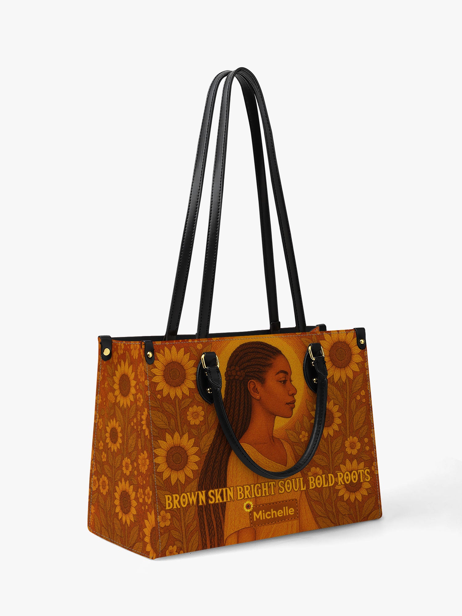 Shades of Radiance Premium Leather Handbag