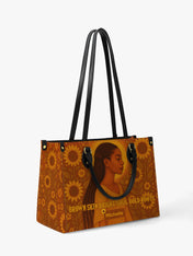 Shades of Radiance Premium Leather Handbag