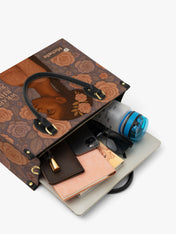 Rooted in Royalty Premium Leather Handbag