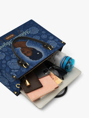 Melanin Majesty Premium Leather Handbag