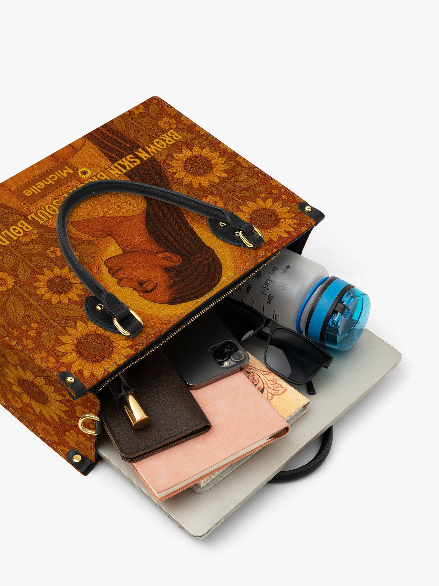 Shades of Radiance Premium Leather Handbag