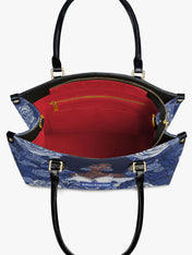 Floral Majesty Premium Leather Handbag