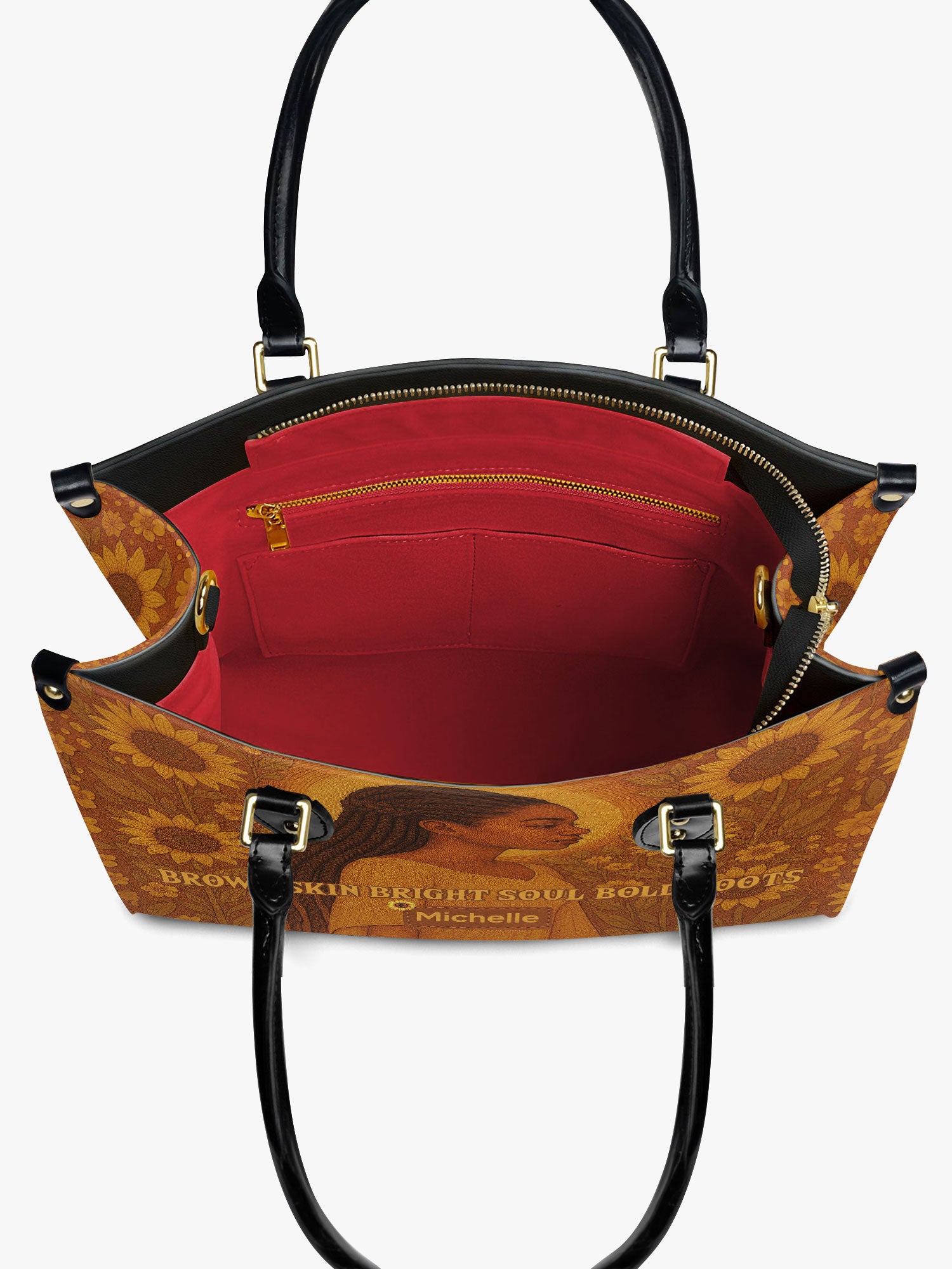 Shades of Radiance Premium Leather Handbag