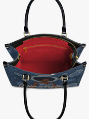 Goddess in Bloom Premium Leather Handbag