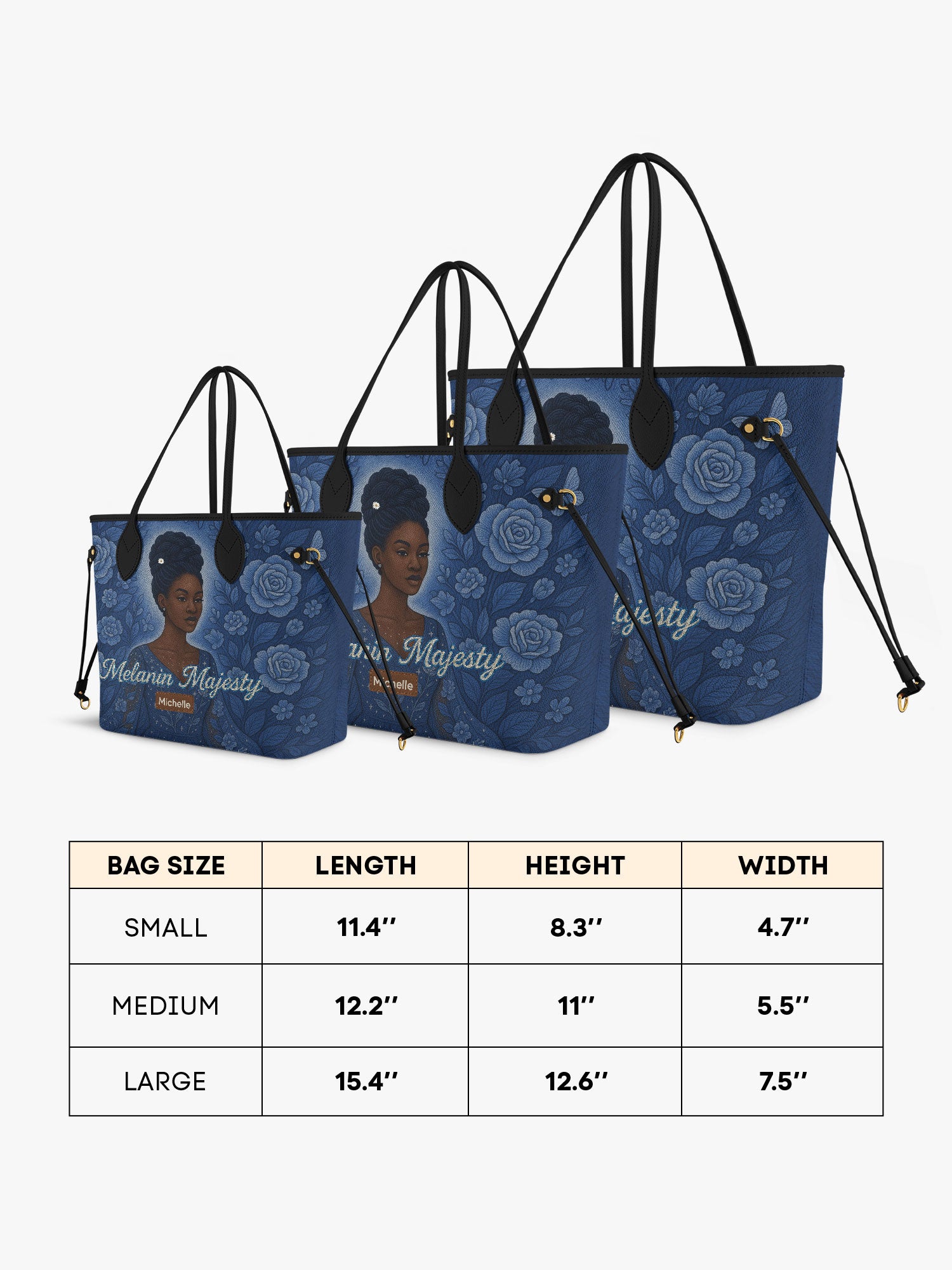 Melanin Majesty Classic Shopper Tote