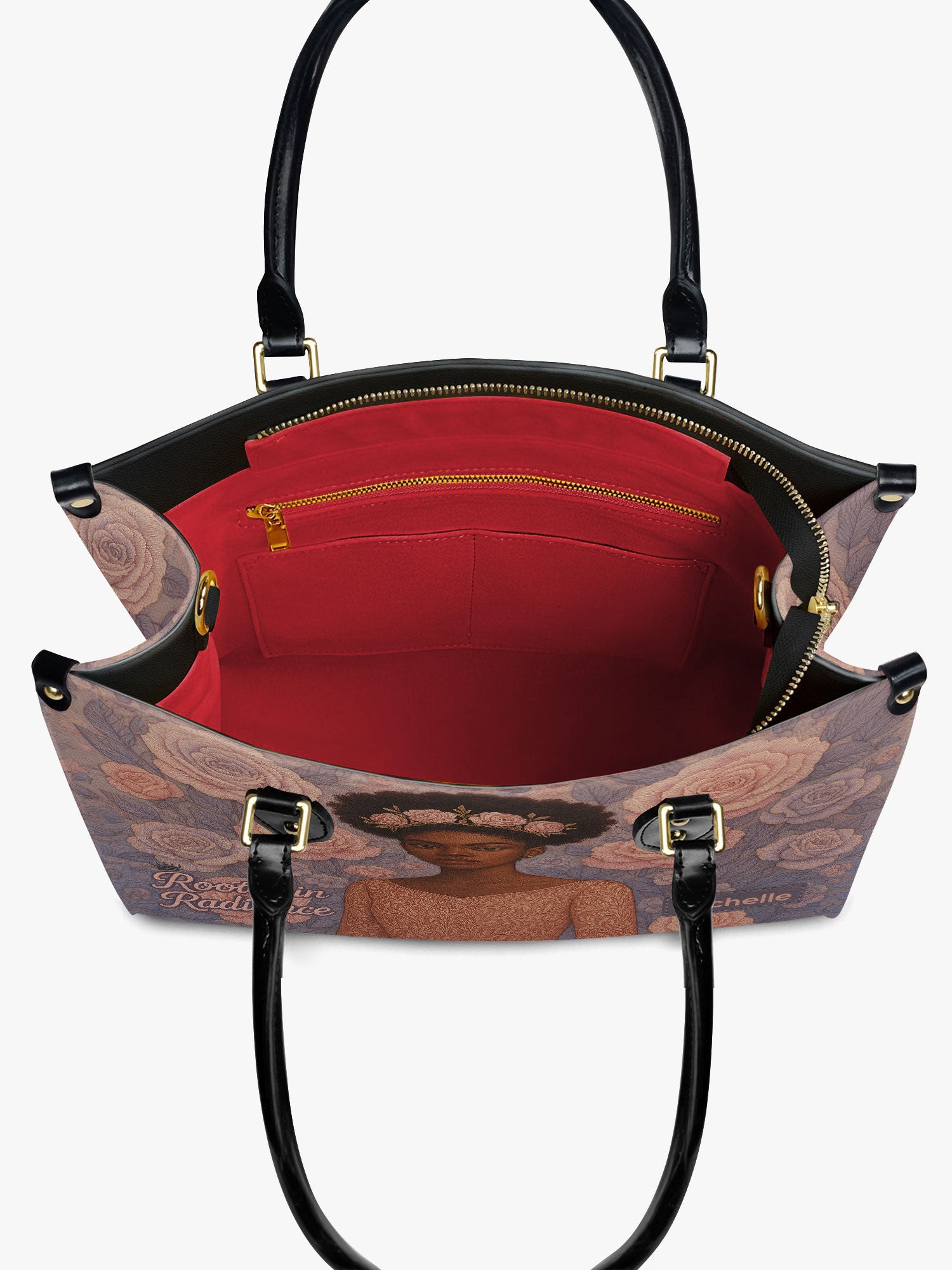 Rooted in Radiance Premium Leather Handbag