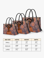 Rooted in Radiance Premium Leather Handbag