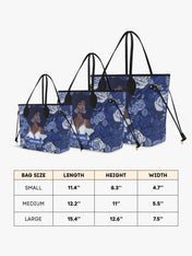 Floral Majesty Classic Shopper Tote