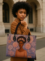 Rooted in Radiance Premium Leather Handbag