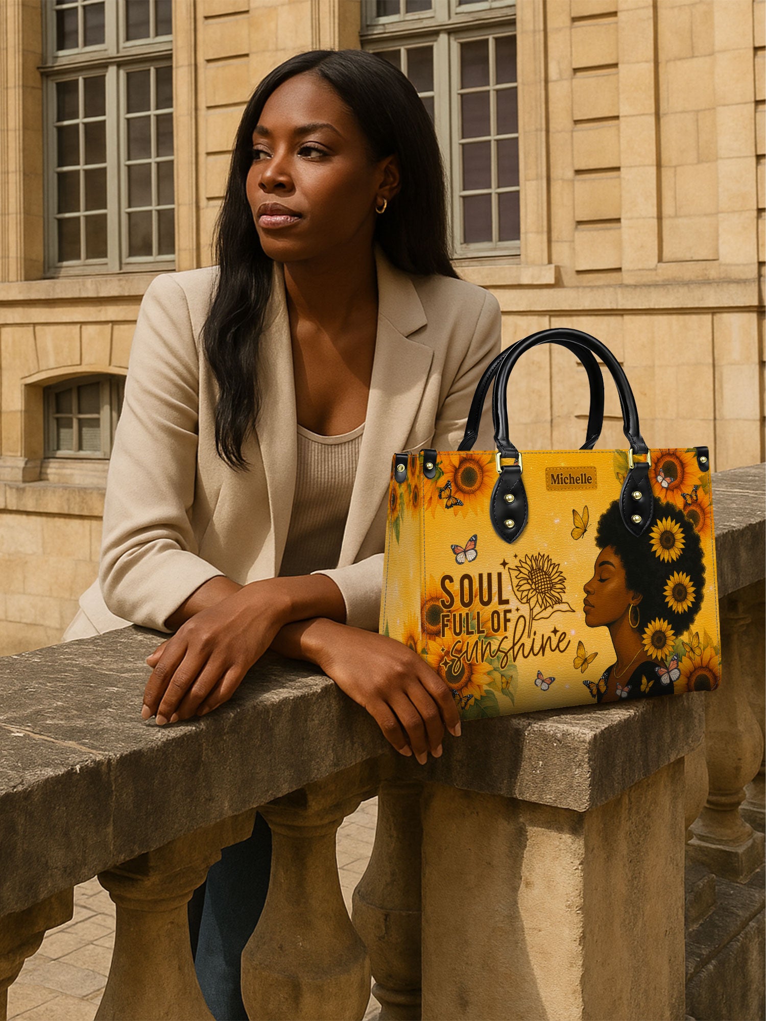 Sunshine Soul Premium Leather Handbag