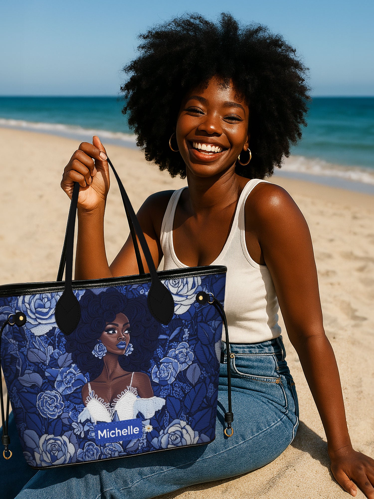 Floral Majesty Classic Shopper Tote