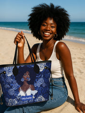 Floral Majesty Classic Shopper Tote