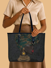 Verdant Majesty Leather Bucket Bag QR0XD738