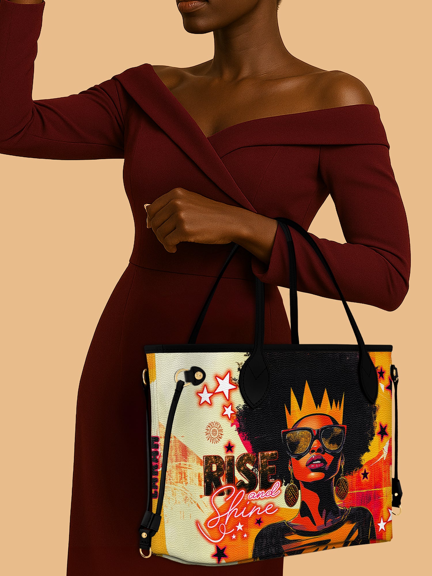 Rise And Shine Classic Shopper Tote