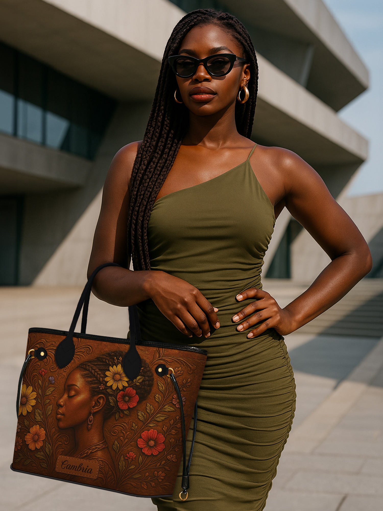 Vibrant Shades Classic Shopper Tote