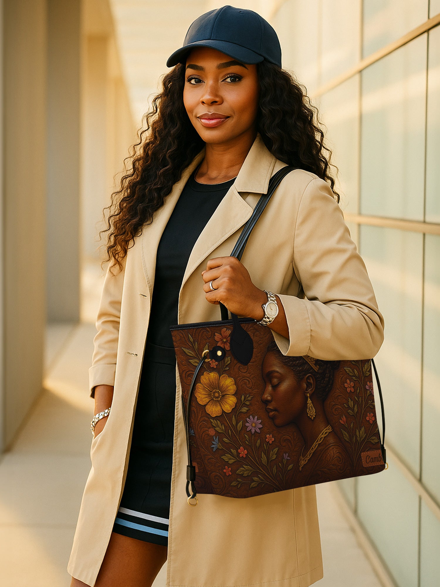Blossoming Elegance Classic Shopper Tote