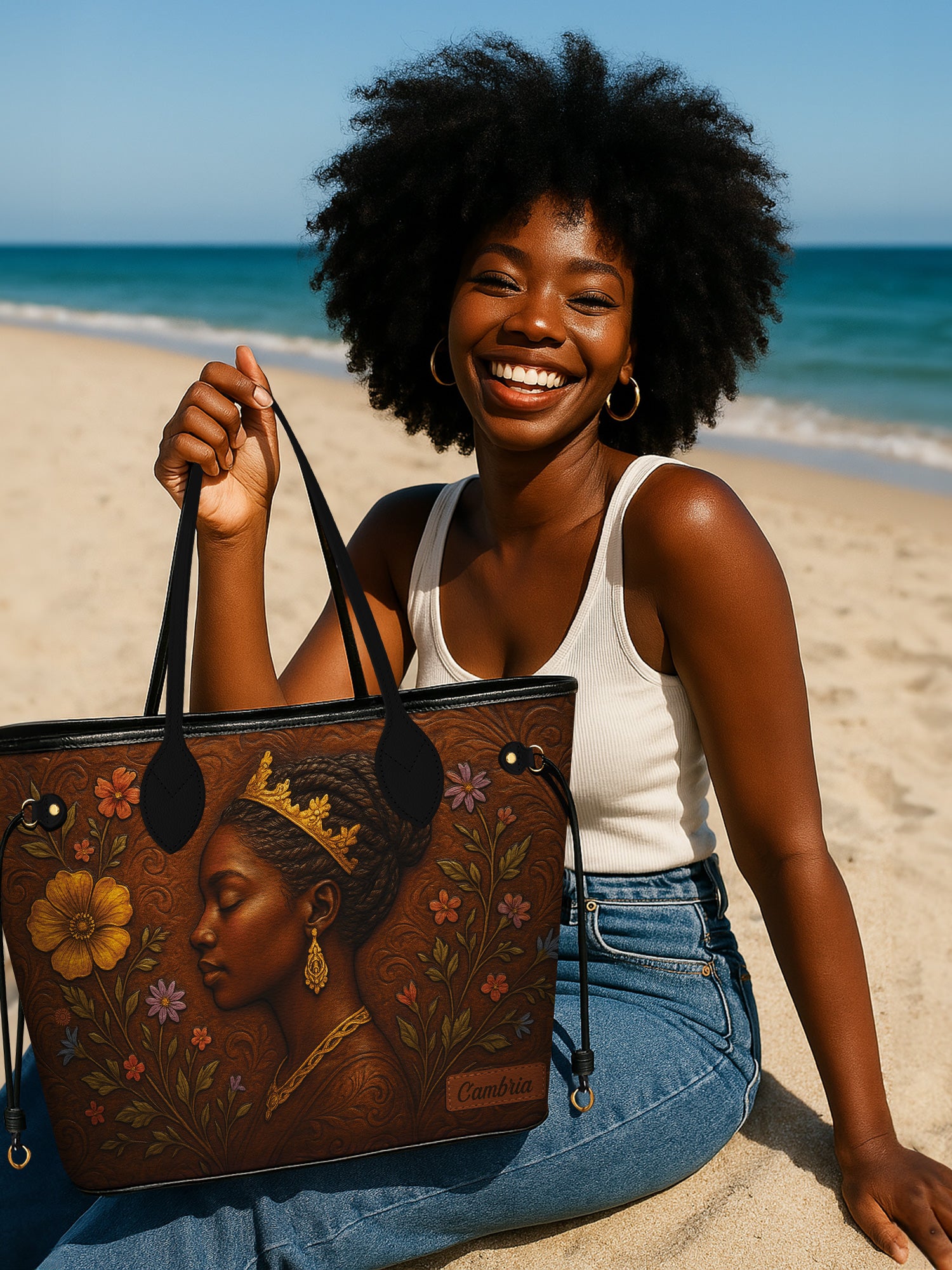 Blossoming Elegance Classic Shopper Tote