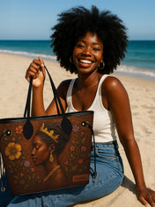 Blossoming Elegance Classic Shopper Tote