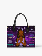 Empowered Spirit Premium Leather Handbag