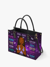 Empowered Spirit Premium Leather Handbag