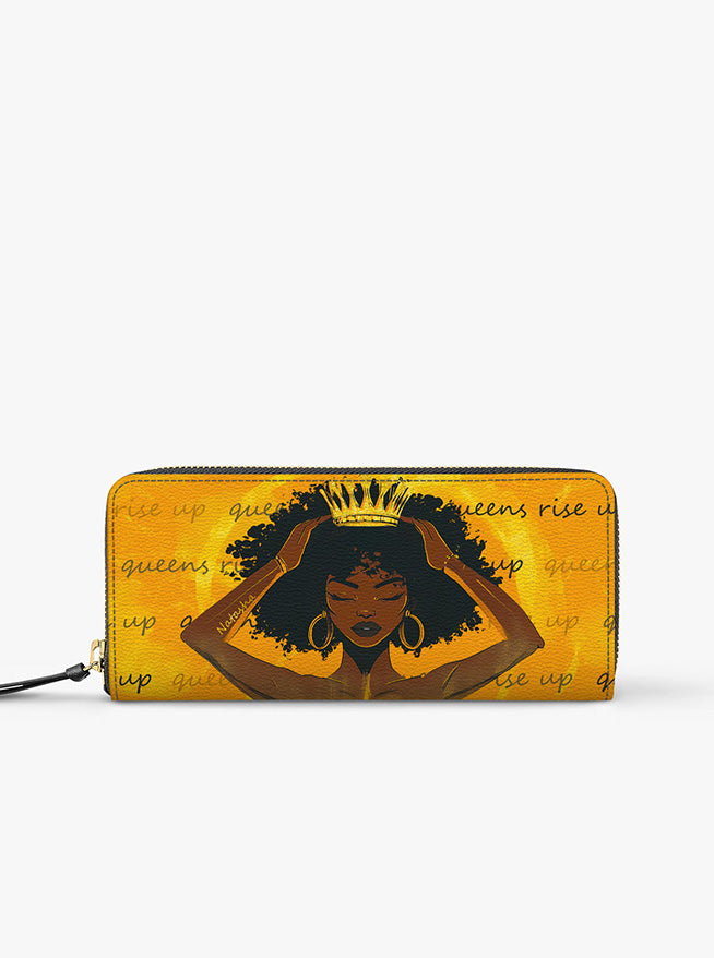 Crown of Resilience Slimline Zippy Wallet