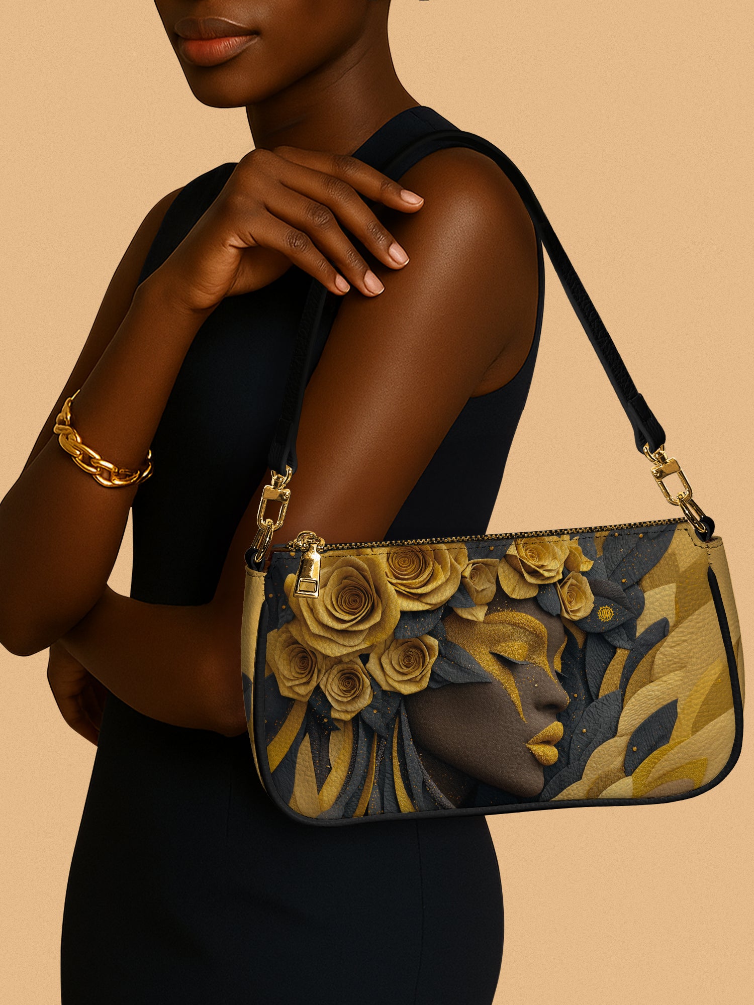 Melanin Bloom Classic Zip Pochette QR0TD108