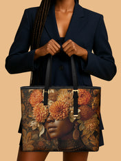 The Unveiling Bloom Sleek Leather Tote QR0TV033