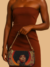 Melanin Muse Classic Zip Pochette QR0XD226