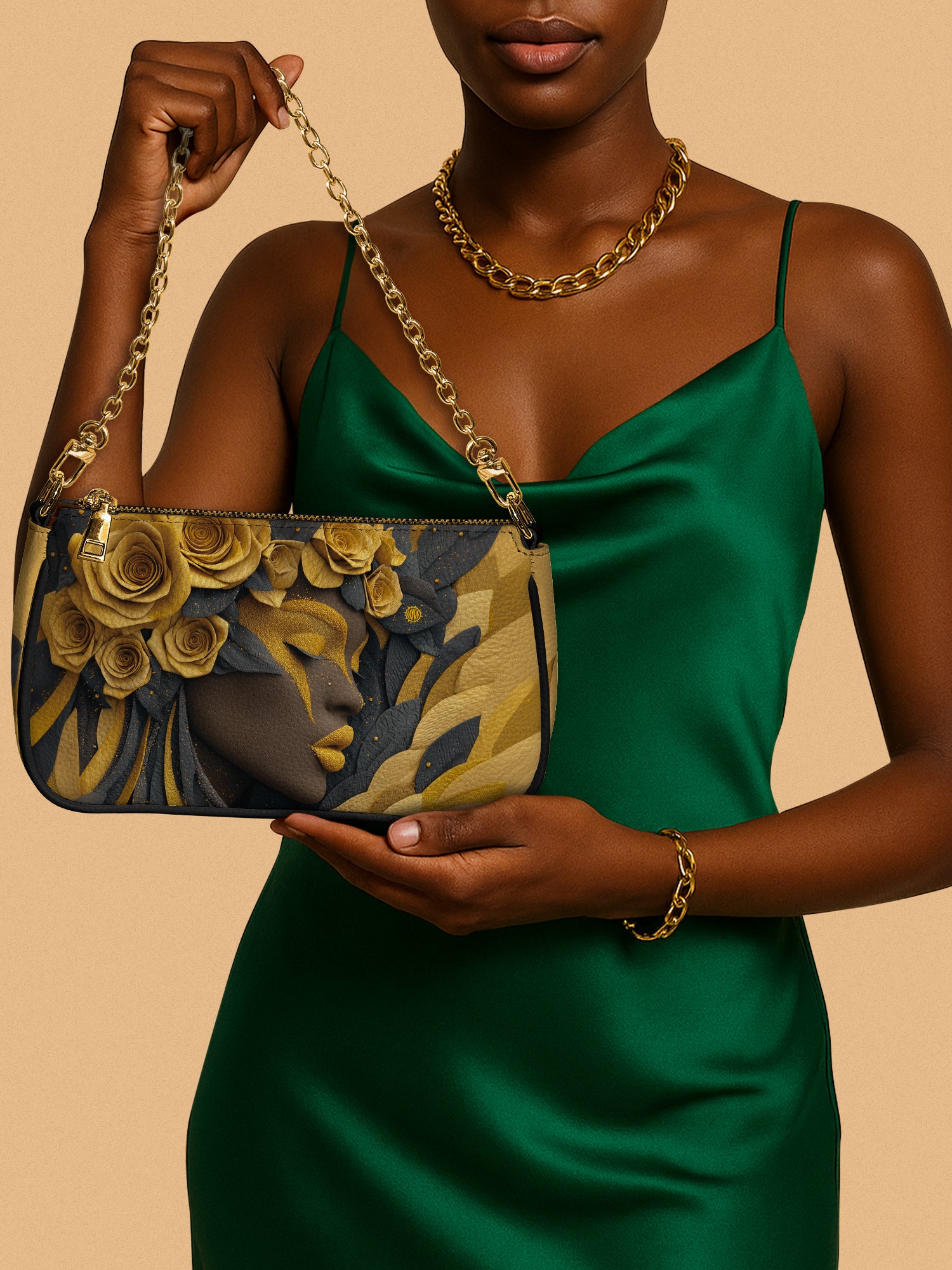 Melanin Bloom Classic Zip Pochette QR0TD108