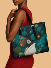 Knots Of Glor Sleek Leather Tote QR0TD113