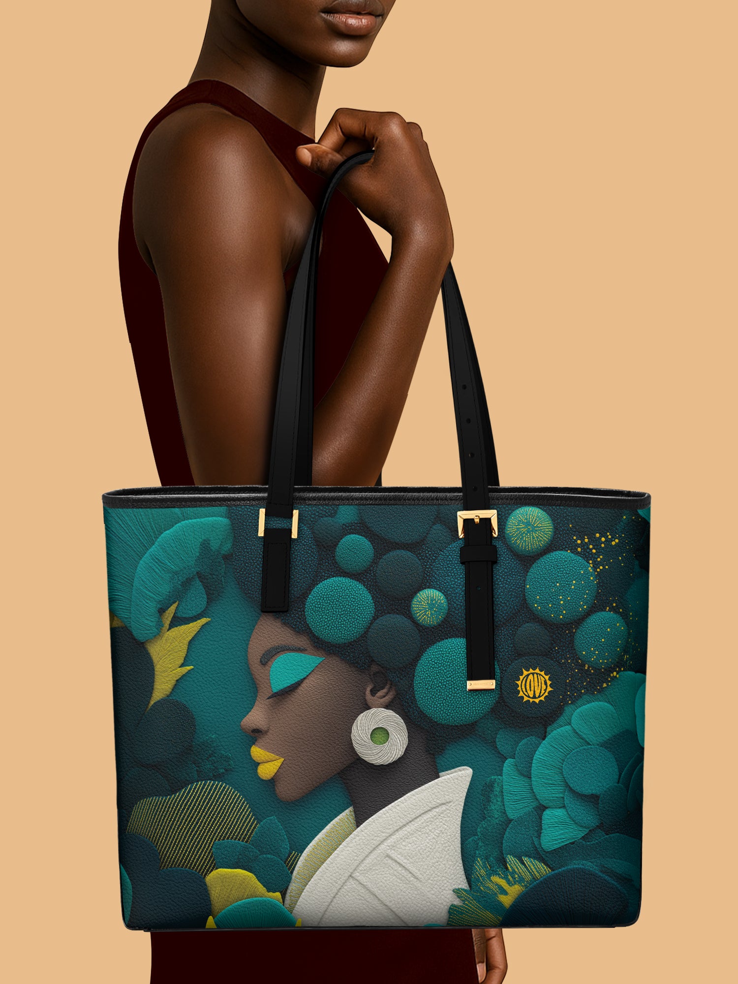 Knots Of Glor Sleek Leather Tote QR0TD113