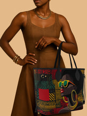 Golden Aura Classic Shopper Tote QR0XD366