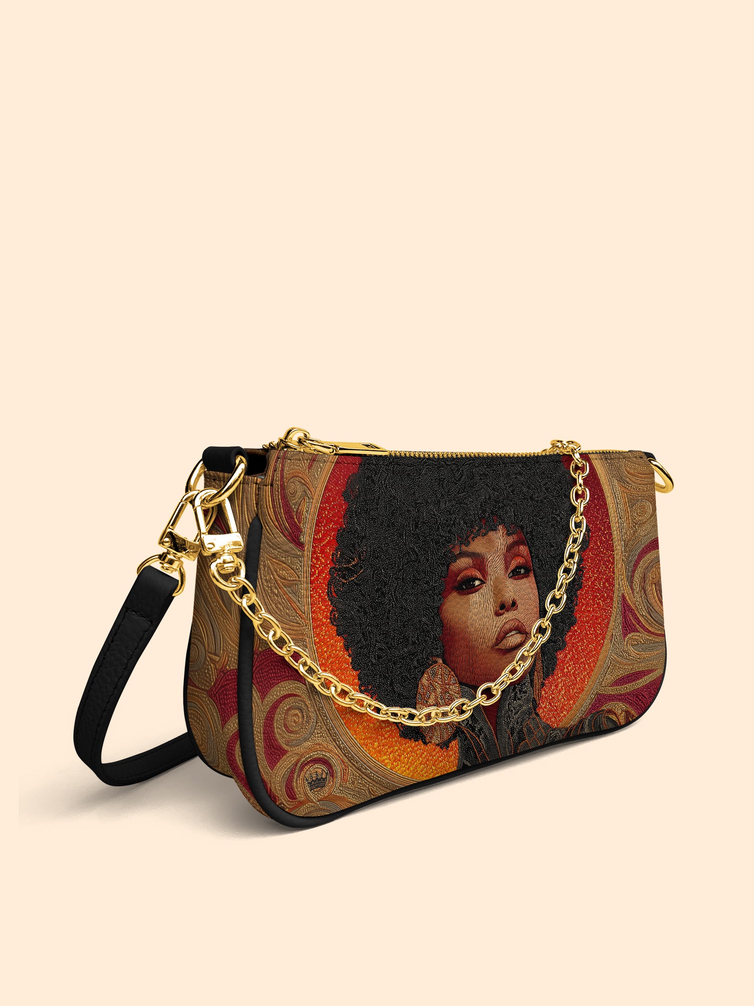 Melanin Muse Classic Zip Pochette QR0XD226