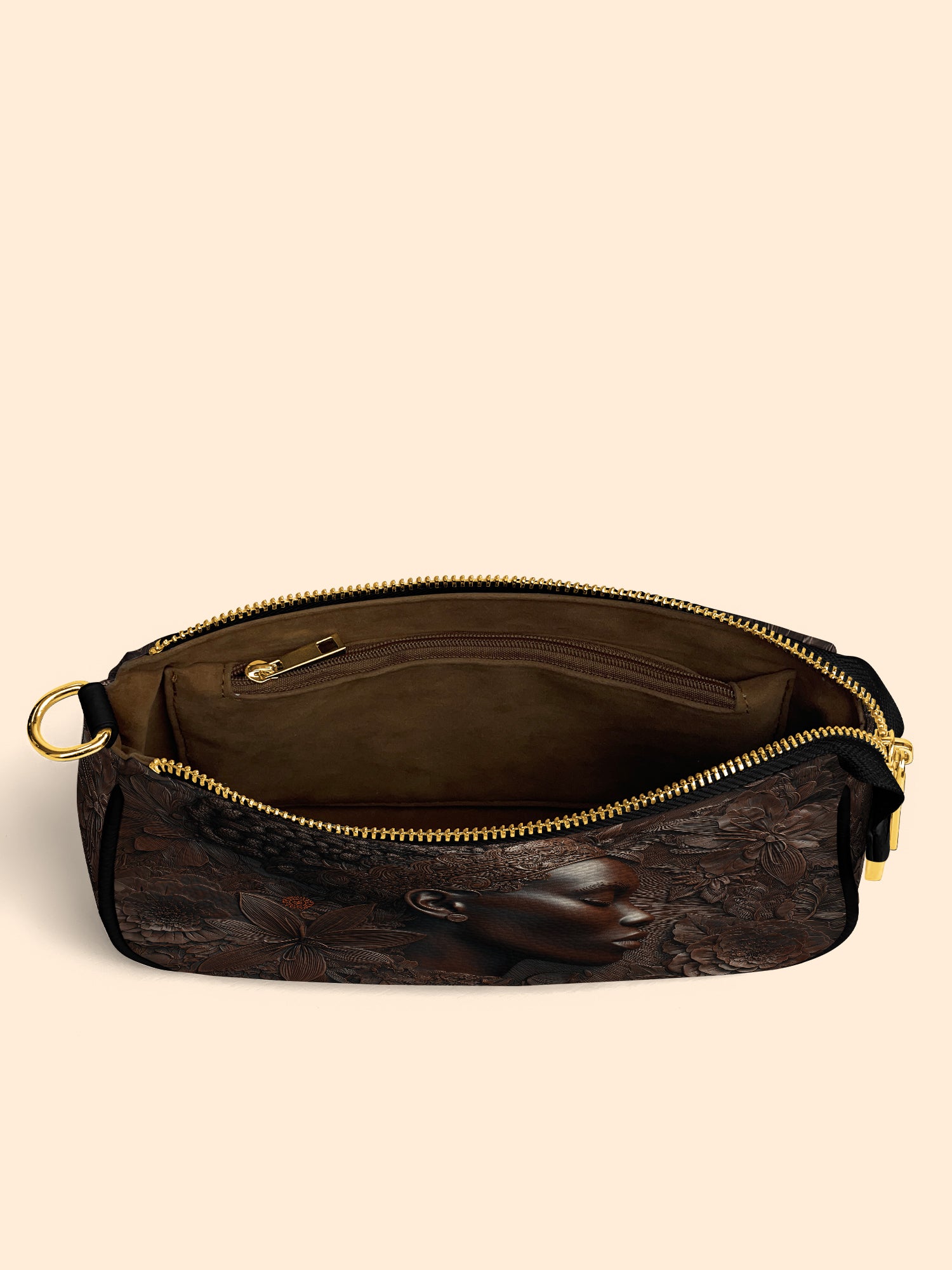 Crown Bloom Classic Zip Pochette QR0XD190