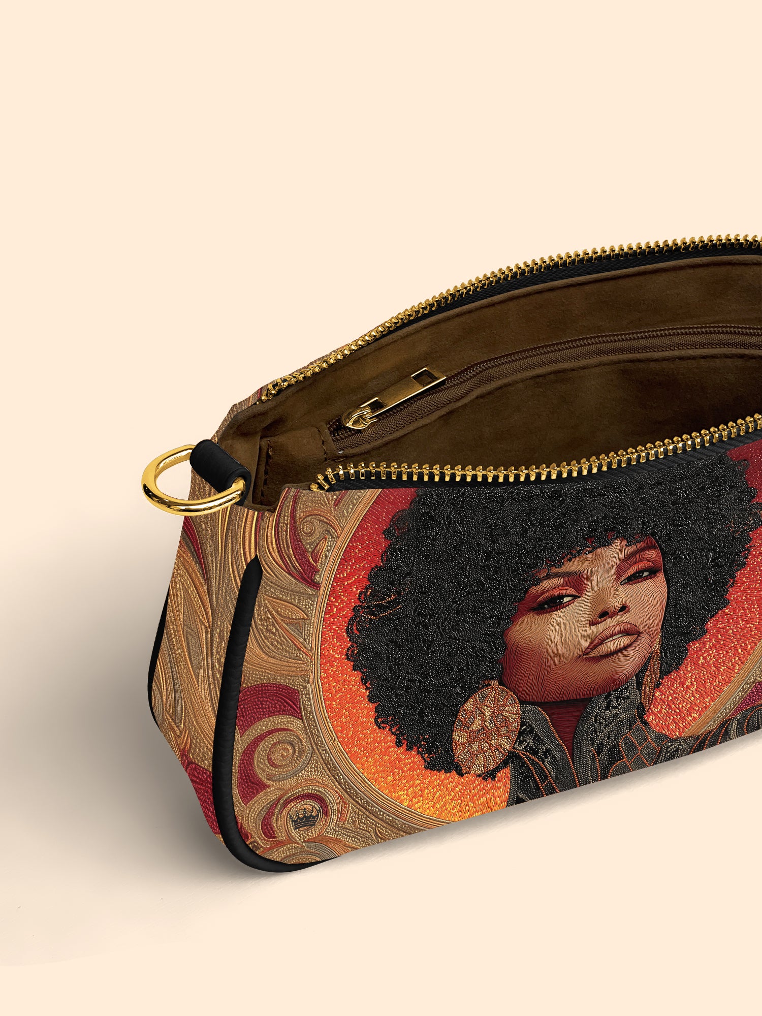 Melanin Muse Classic Zip Pochette QR0XD226