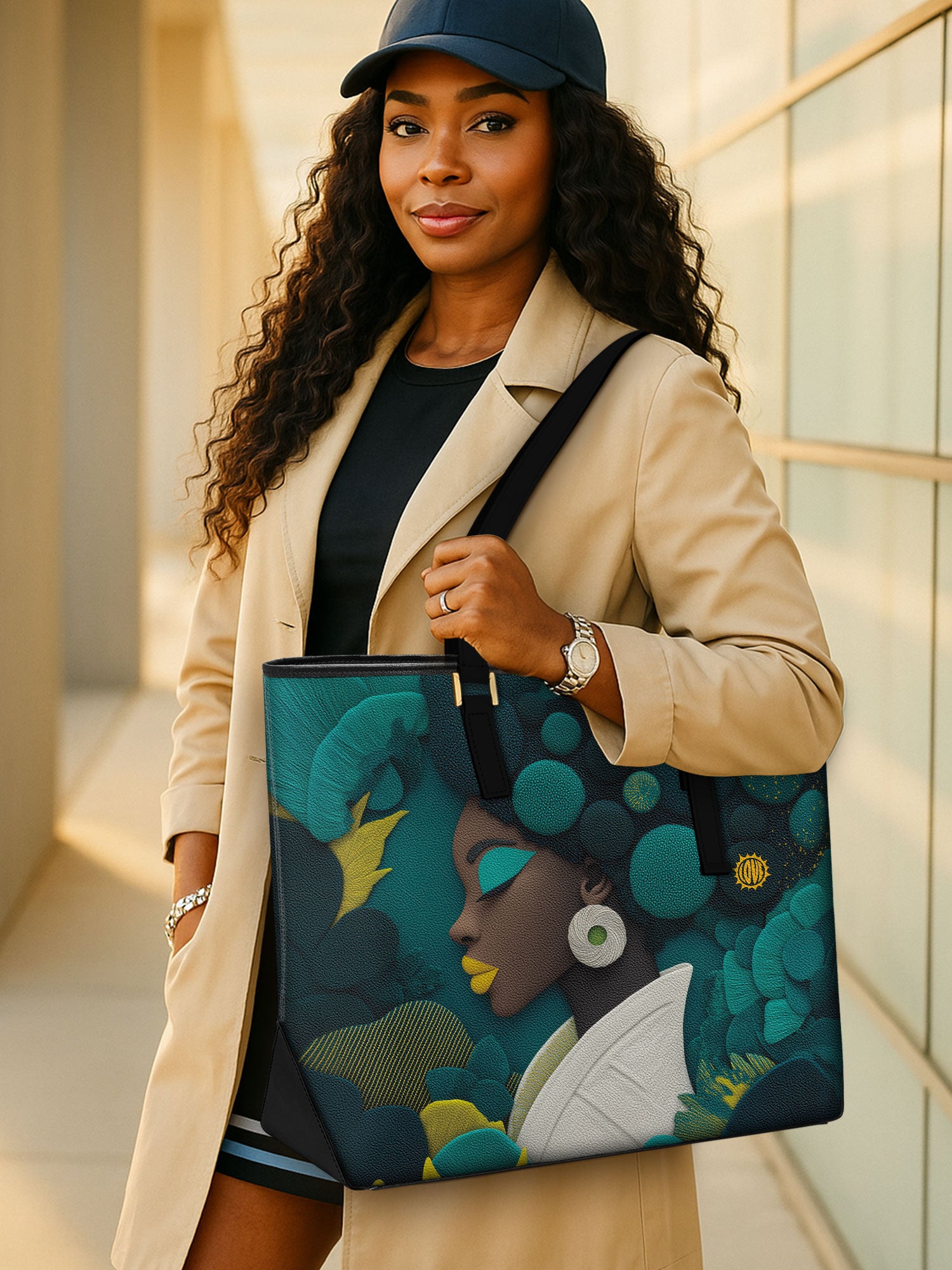 Knots Of Glor Sleek Leather Tote QR0TD113