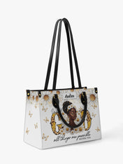 Golden Glow Grace Premium Leather Handbag