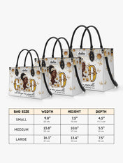 Golden Glow Grace Premium Leather Handbag