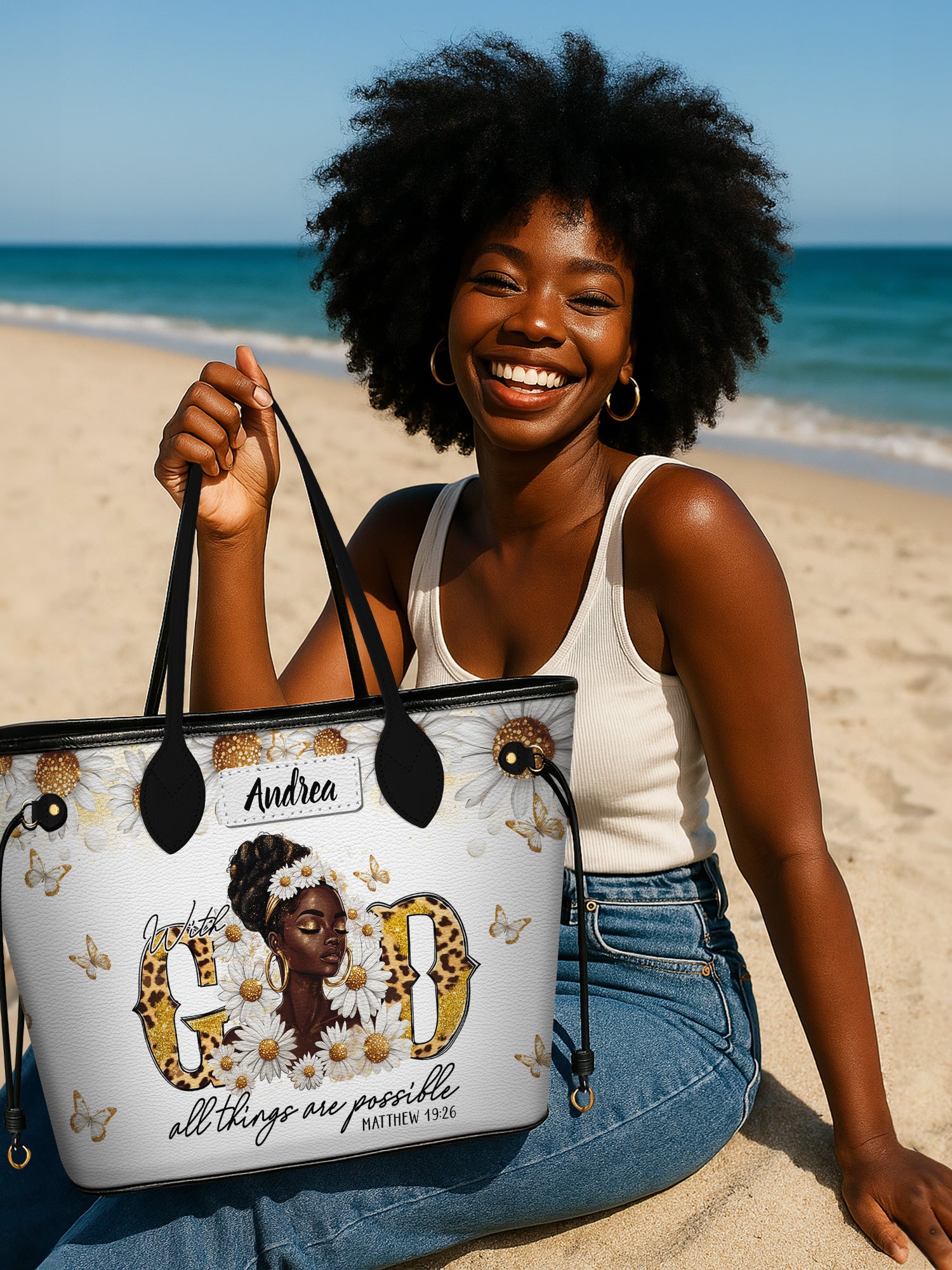 Golden Glow Grace Classic Shopper Tote